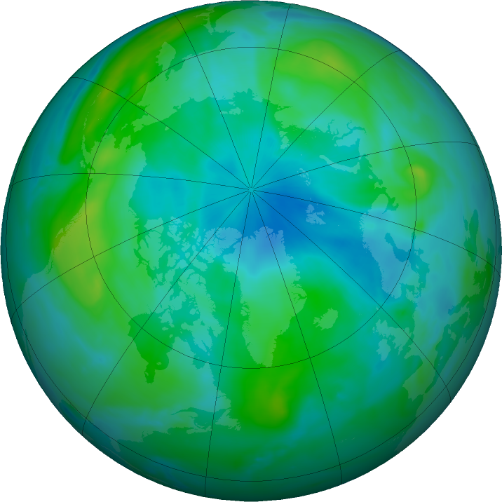 Arctic ozone map for 15 September 2021